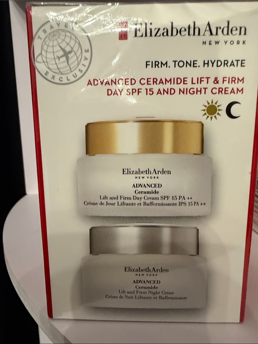 Elizabeth Arden Ceramide Lift & Firm Day and Night Creams - White, Gold, Silver